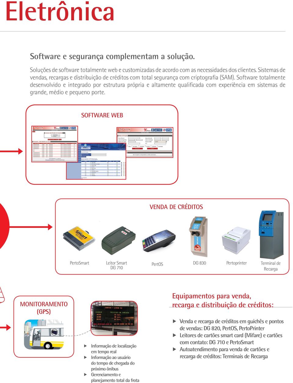 Software totalmente desenvolvido e integrado por estrutura própria e altamente qualificada com experiência em sistemas de grande, médio e pequeno porte.