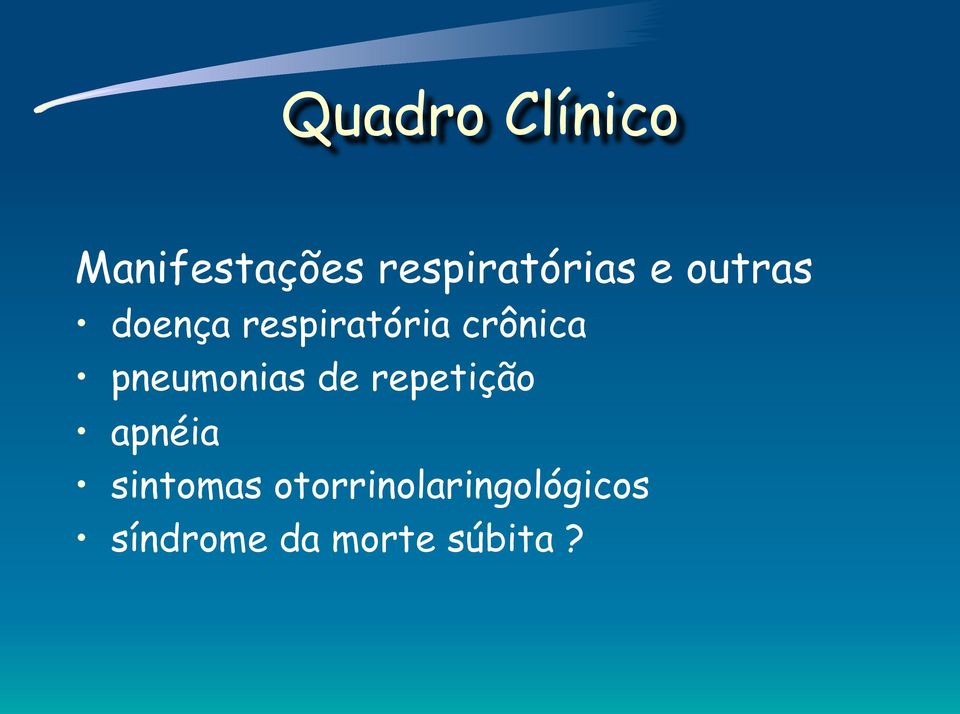 respiratória crônica pneumonias de