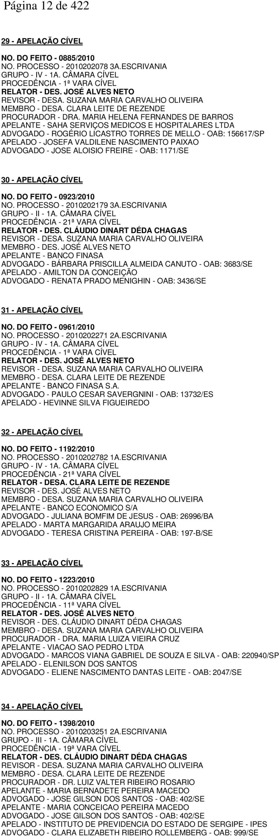 MARIA HELENA FERNANDES DE BARROS APELANTE - SAHA SERVIÇOS MEDICOS E HOSPITALARES LTDA ADVOGADO - ROGÉRIO LICASTRO TORRES DE MELLO - OAB: 156617/SP APELADO - JOSEFA VALDILENE NASCIMENTO PAIXAO