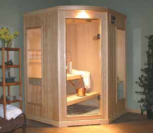 série tana toda a tecnologia numa sauna sauna em elementos Pré-montados instalação simples em 30 minutos Construção em painéis de madeira hemlock com isolamento no interior.