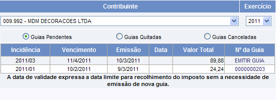 Clique aqui para acessar as Guias de Pagamento da NFS-e 14