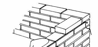 a)amarração dos tijolos maciços Os elementos de alvenaria devem ser assentados com as juntas desencontradas, para garantir uma maior resistência e estabilidade dos painéis.