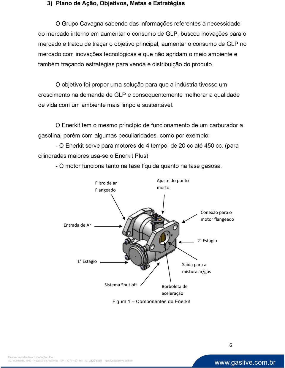 produto. O objetivo foi propor uma solução para que a indústria tivesse um crescimento na demanda de GLP e conseqüentemente melhorar a qualidade de vida com um ambiente mais limpo e sustentável.