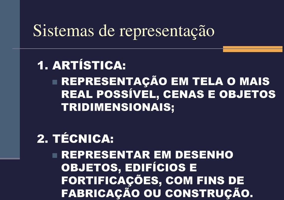 CENAS E OBJETOS TRIDIMENSIONAIS; 2.