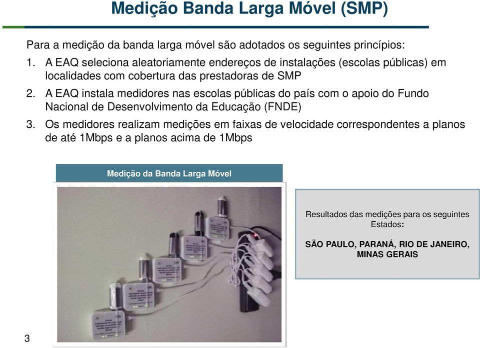 A EAQ instala medidores nas escolas públicas do país com o apoio do Fundo Nacional de Desenvolvimento da Educação (FNDE) 3.