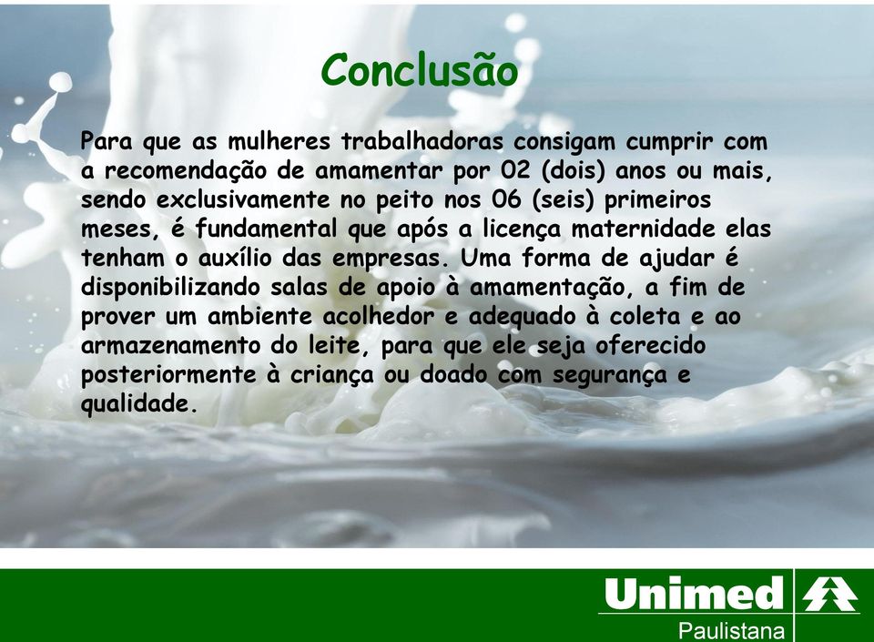 auxílio das empresas.