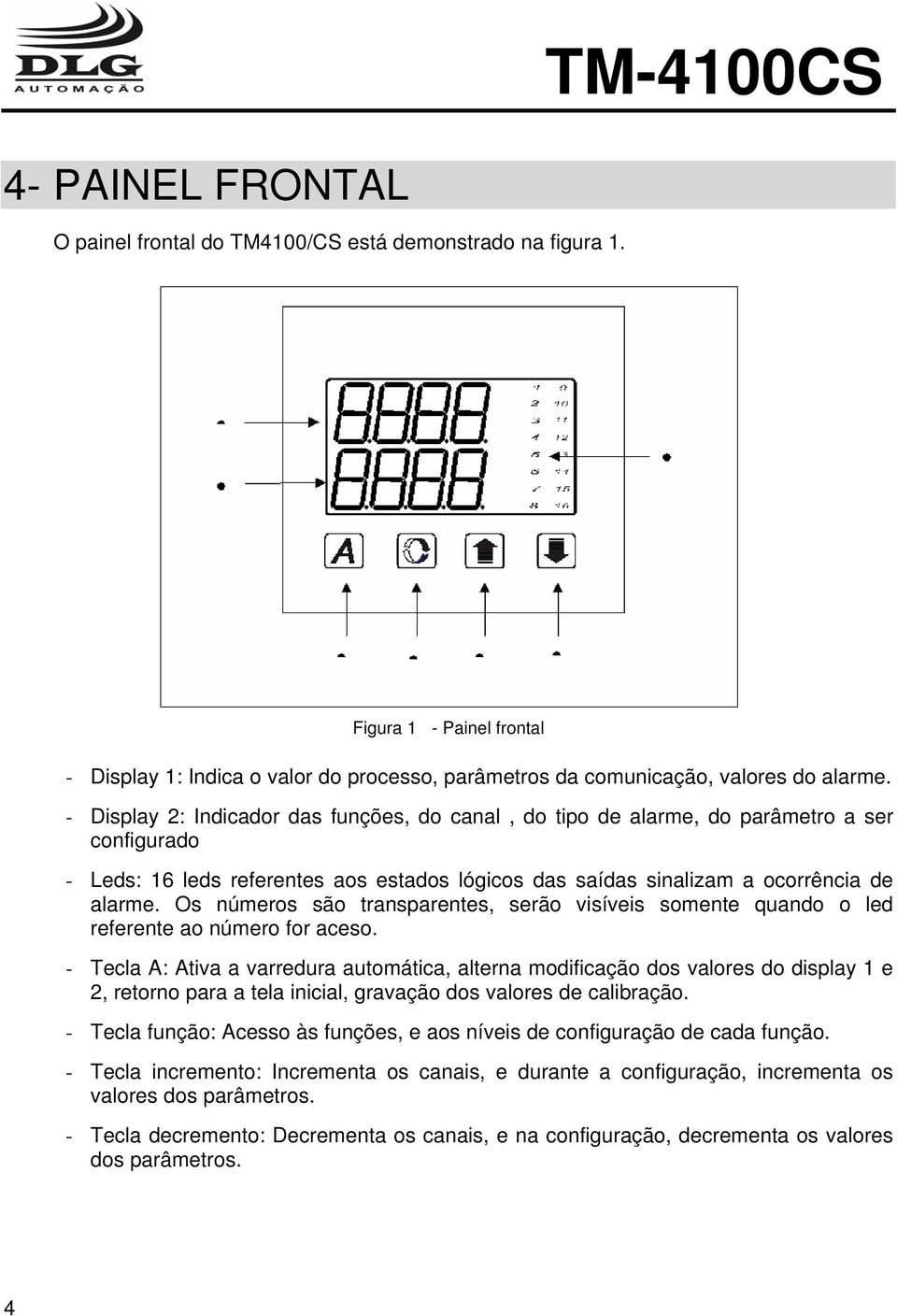 Os números são transparentes, serão visíveis somente quando o led referente ao número for aceso.