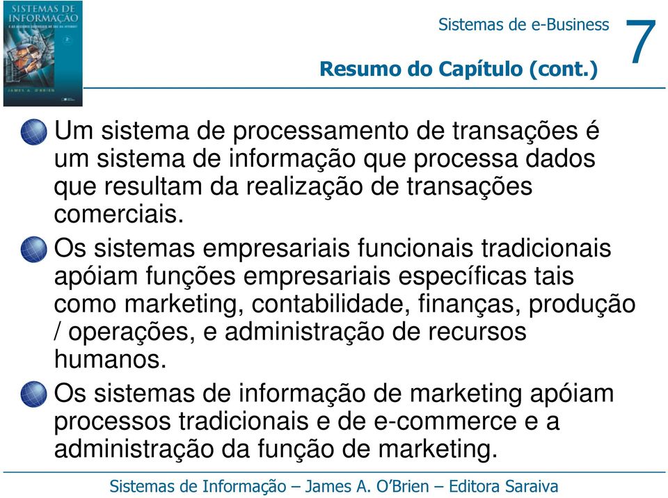 transações comerciais.