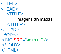 Imagens animadas Além de imagens no formato JPG, também é possível inserir imagens