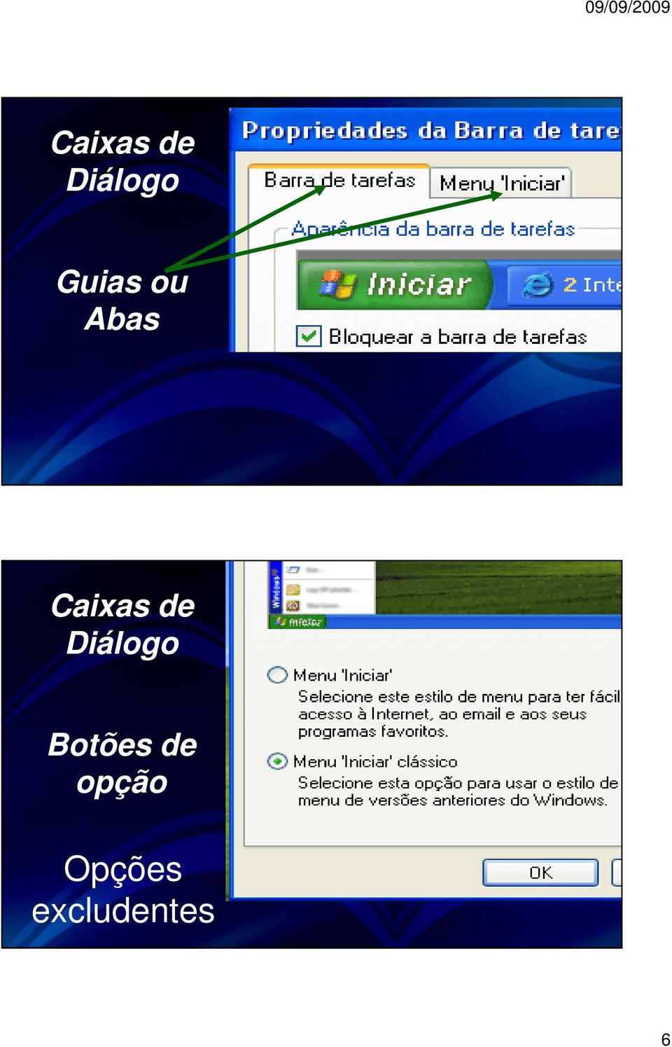 de opção Opções