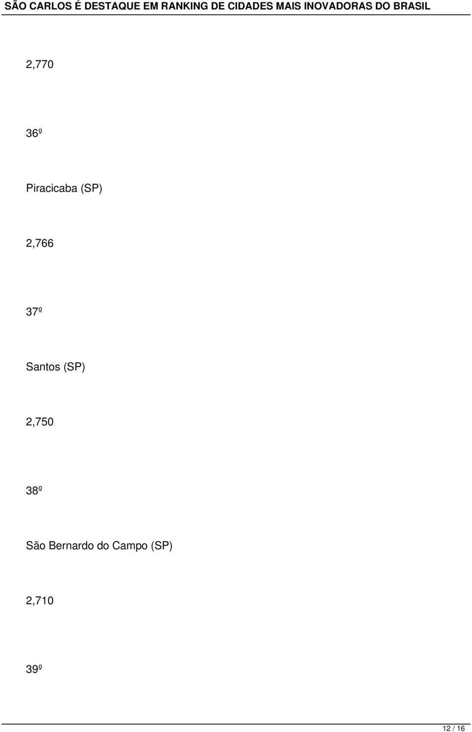 2,750 38º São Bernardo do