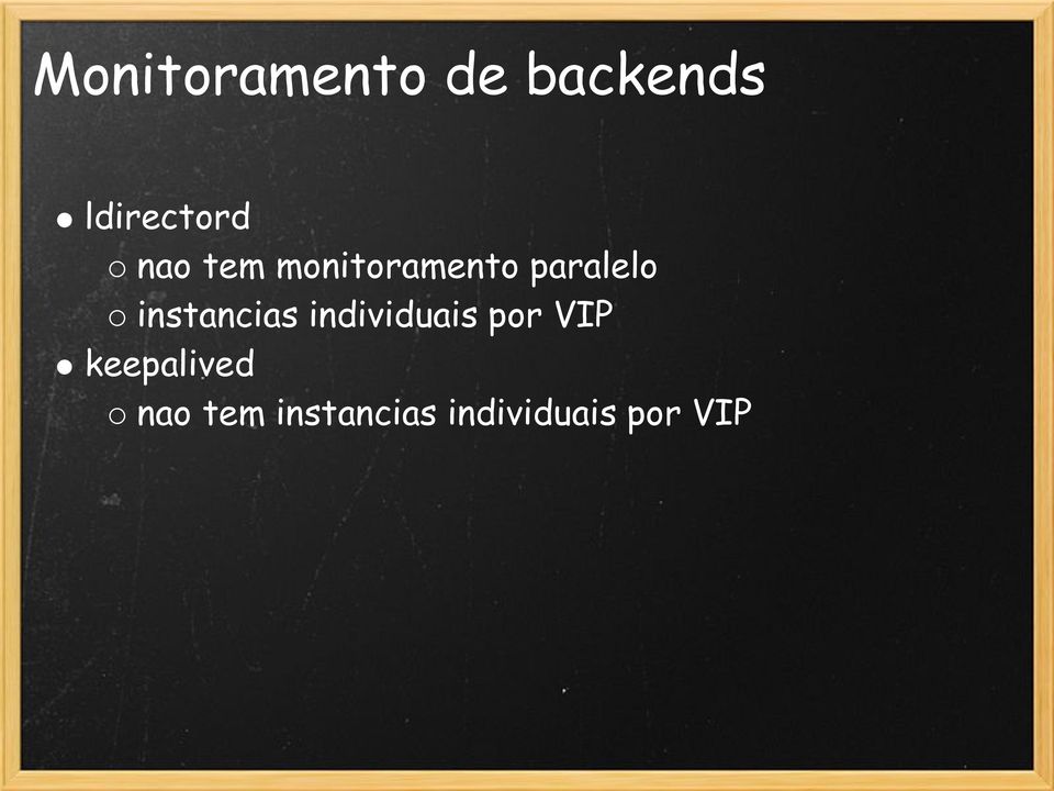 instancias individuais por VIP