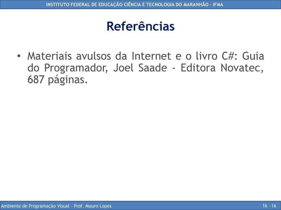 do Programador, Joel Saade -