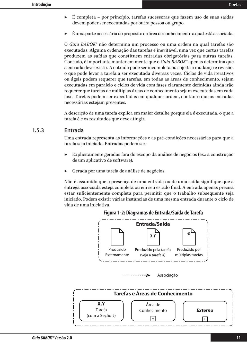 Alguma ordenação das tarefas é inevitável, uma vez que certas tarefas produzem as saídas que constituem entradas obrigatórias para outras tarefas.