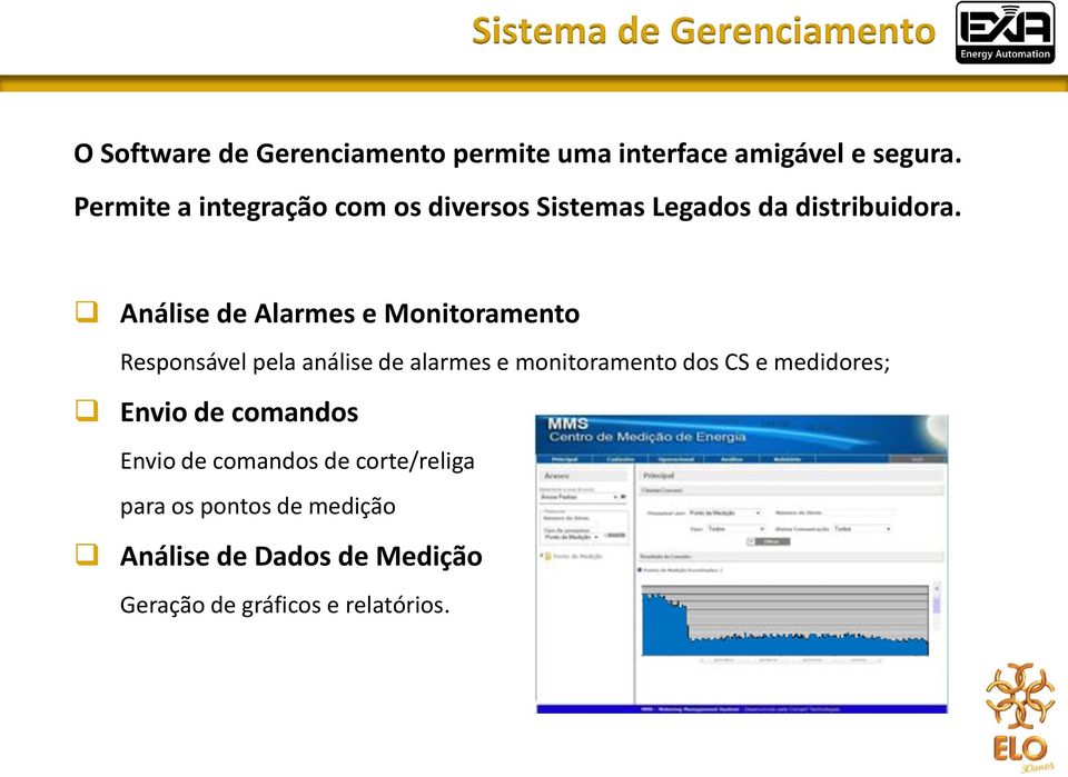 Análise de Alarmes e Monitoramento Responsável pela análise de alarmes e monitoramento dos CS e