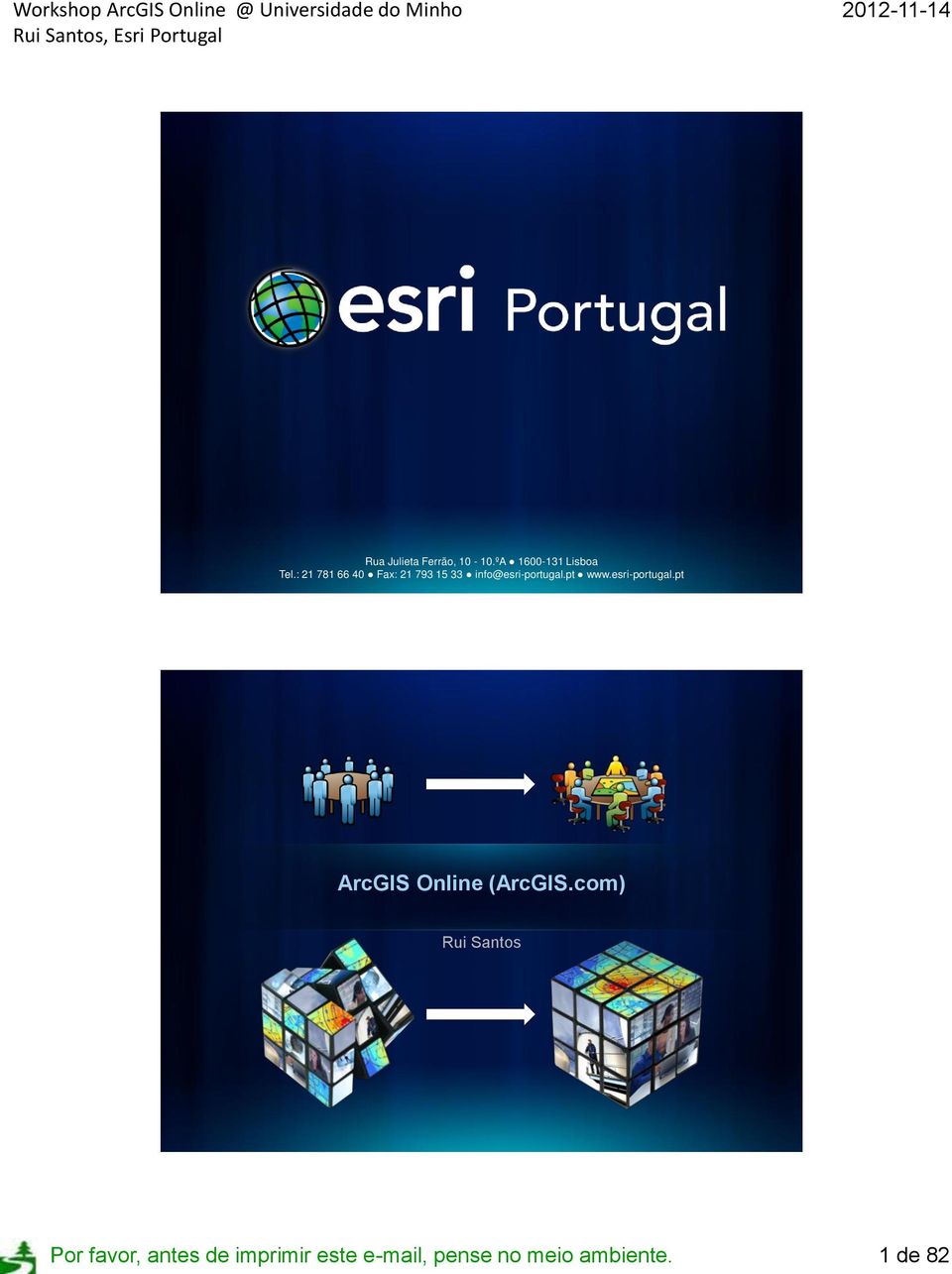 esri-portugal.pt ArcGIS Online (ArcGIS.