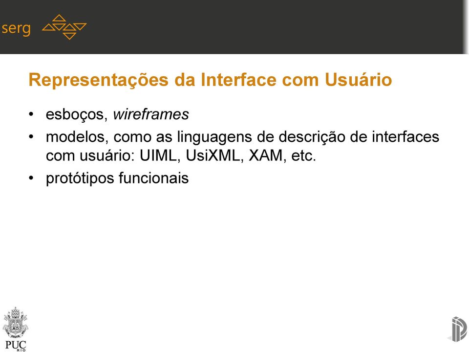 linguagens de descrição de interfaces com