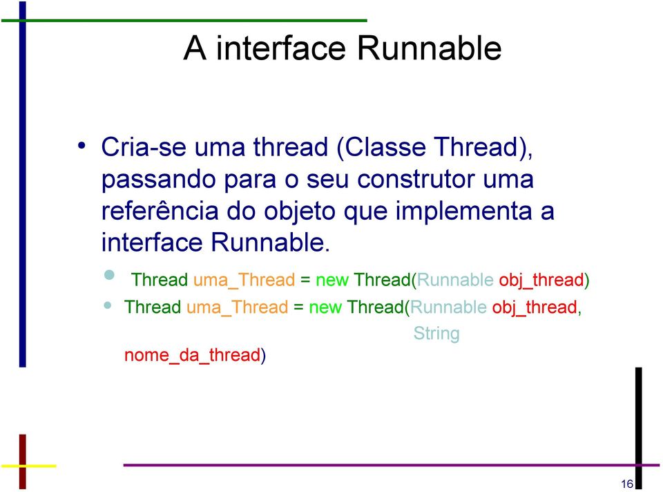 interface Runnable.