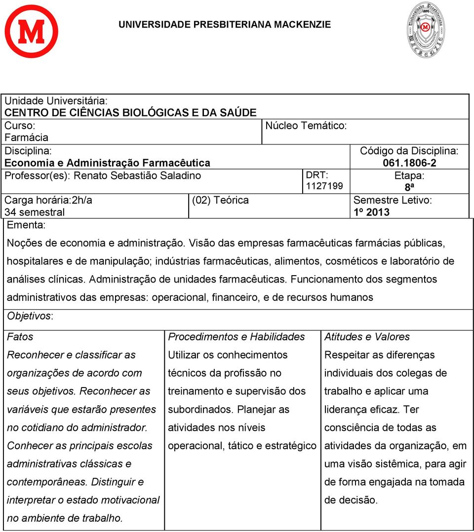 Visão das empresas farmacêuticas farmácias públicas, hospitalares e de manipulação; indústrias farmacêuticas, alimentos, cosméticos e laboratório de análises clínicas.