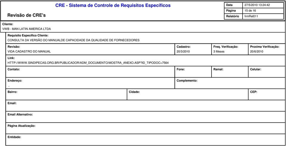 FORNECEDORES VIDA CADASTRO DO MANUAL HTTP://WWW.