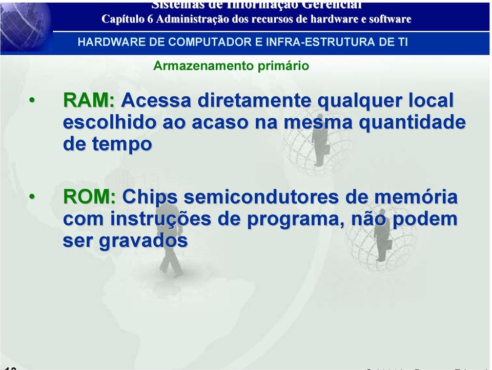 acaso na mesma quantidade de tempo ROM: Chips semicondutores