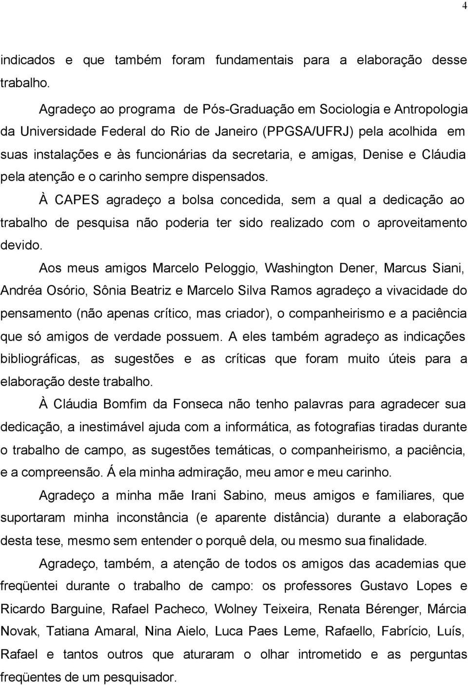 Denise e Cláudia pela atenção e o carinho sempre dispensados.