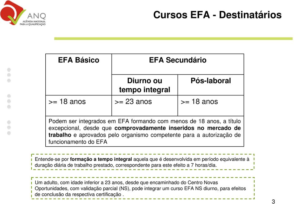 a tempo integral aquela que é desenvolvida em período equivalente à duração diária de trabalho prestado, correspondente para este efeito a 7 horas/dia.