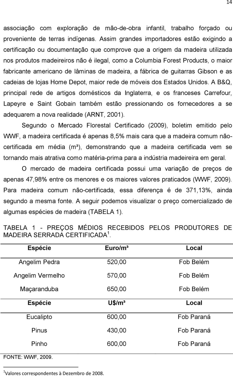 fabricante americano de lâminas de madeira, a fábrica de guitarras Gibson e as cadeias de lojas Home Depot, maior rede de móveis dos Estados Unidos.