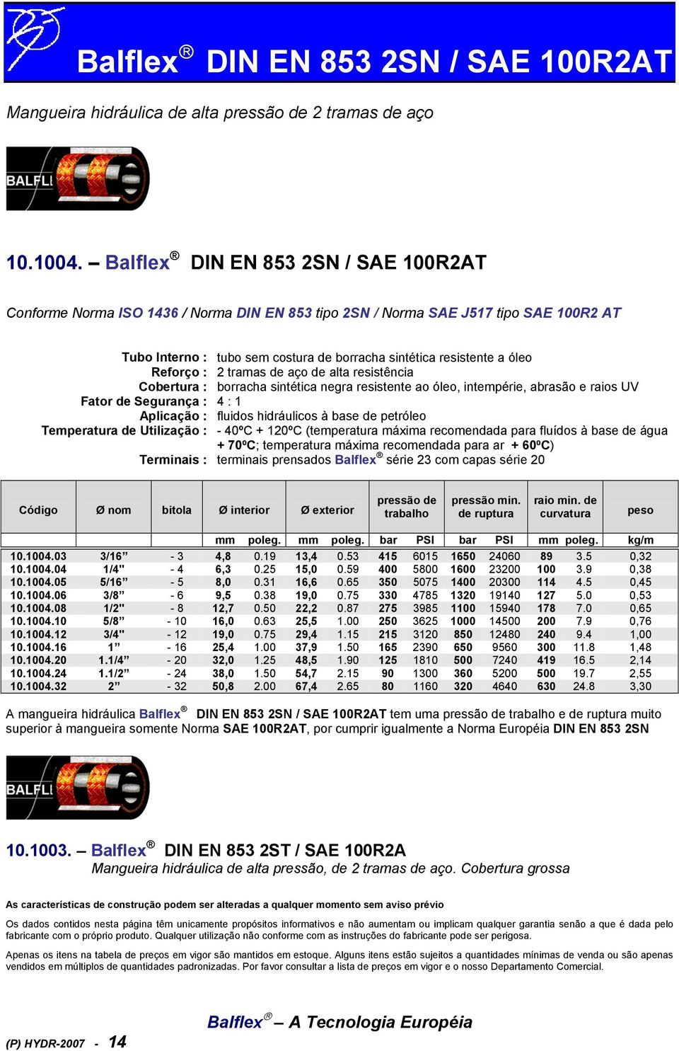 alta resistência borracha sintética negra resistente ao óleo, intempérie, abrasão e raios UV - 40ºC + 120ºC (temperatura máxima recomendada para fluídos à base de água + 70ºC; temperatura máxima