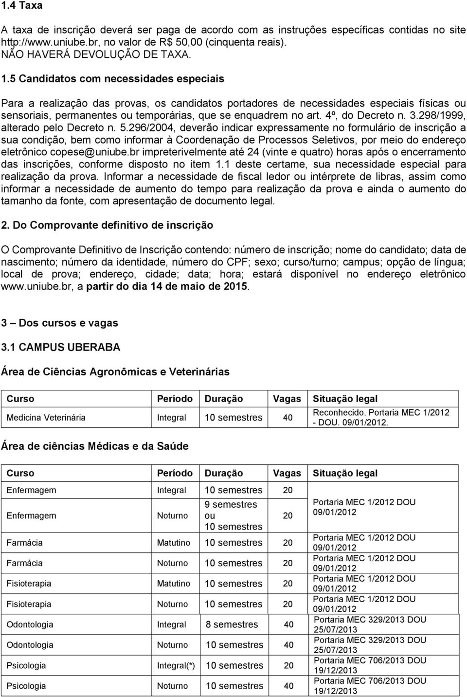 4º, do Decreto n. 3.298/1999, alterado pelo Decreto n. 5.