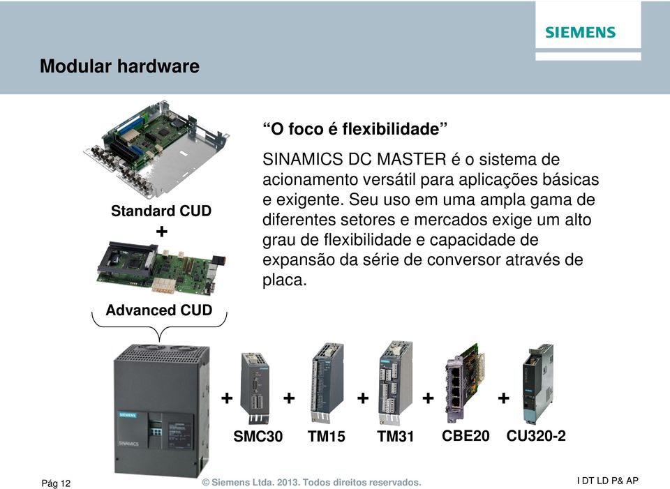 Seu uso em uma ampla gama de diferentes setores e mercados exige um alto grau de