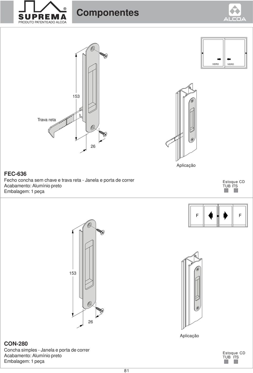 porta de correr 153 26 CON-280