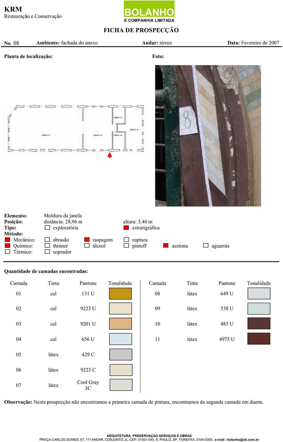 9201 U 10 látex 483 U 04 cal 656 U 11 látex 4975 U 05 látex 429 C 06 látex 9223 C 07 látex Cool Gray 3C