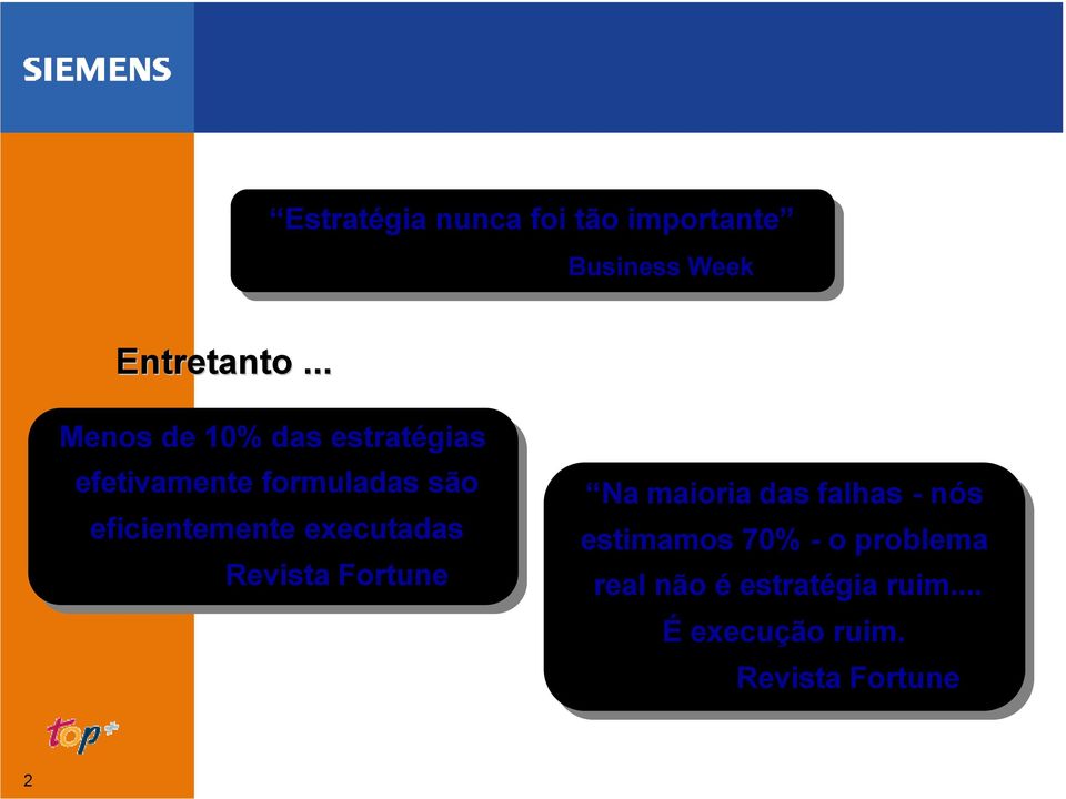 eficientemente executadas Revista Fortune Na Na maioria das das falhas --nós nós