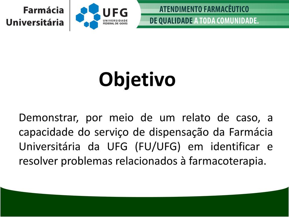 Farmácia Universitária da UFG (FU/UFG) em