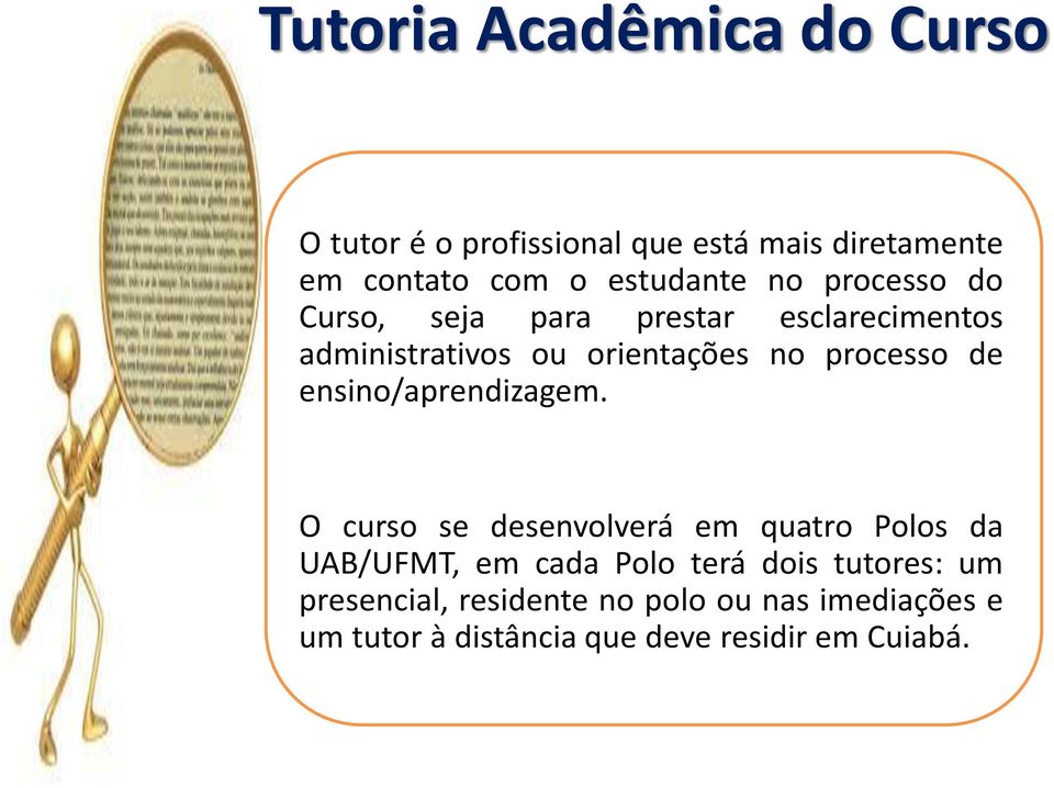 processo de ensino/aprendizagem.