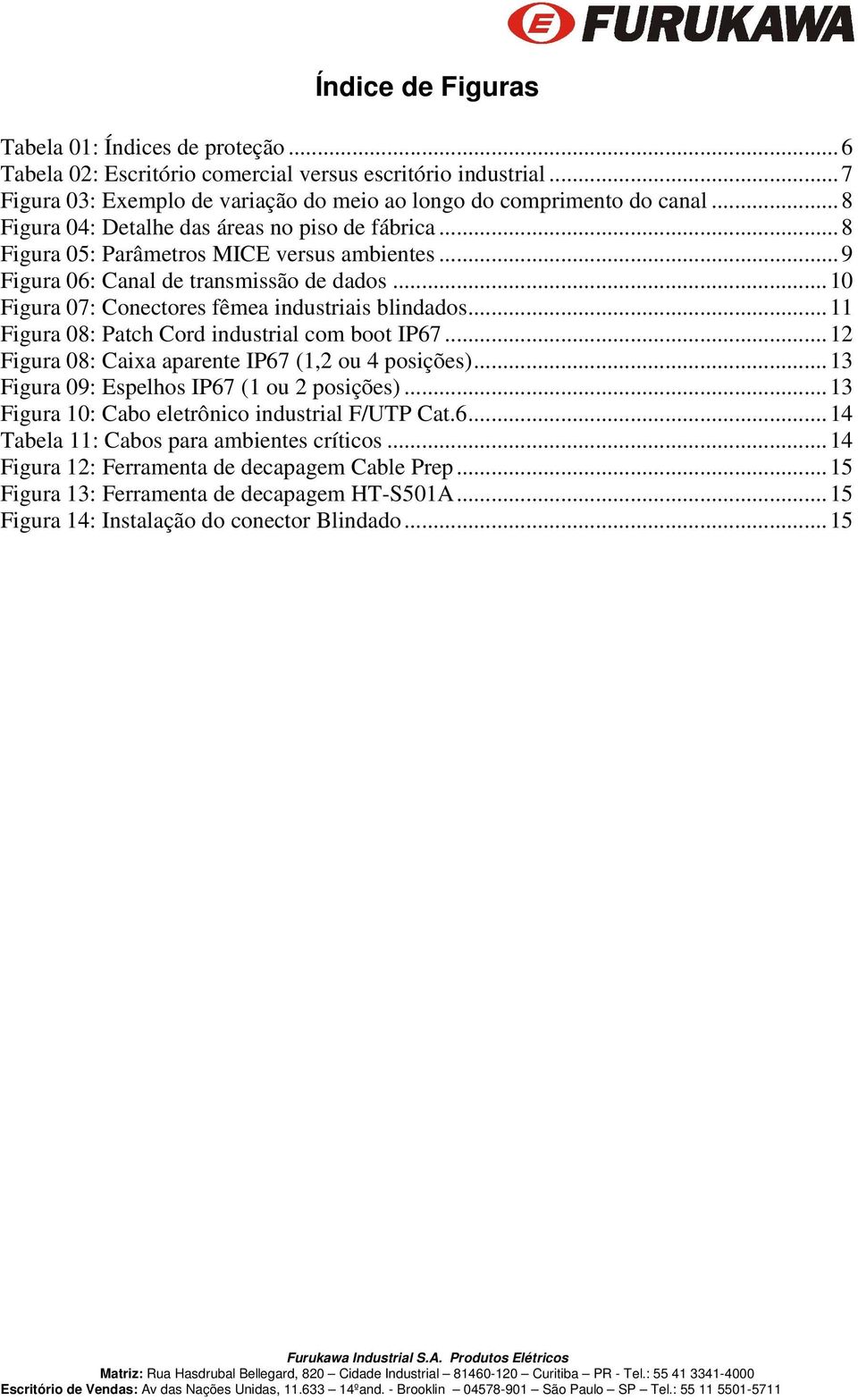 ..11 Figura 08: Patch Cord industrial com boot IP67...12 Figura 08: Caixa aparente IP67 (1,2 ou 4 posições)...13 Figura 09: Espelhos IP67 (1 ou 2 posições).