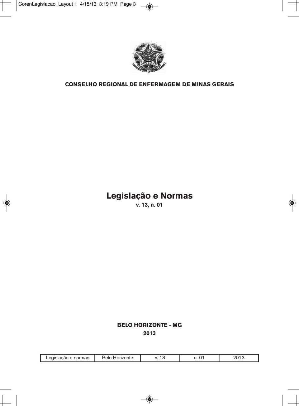 Legislação e Normas v. 13, n.