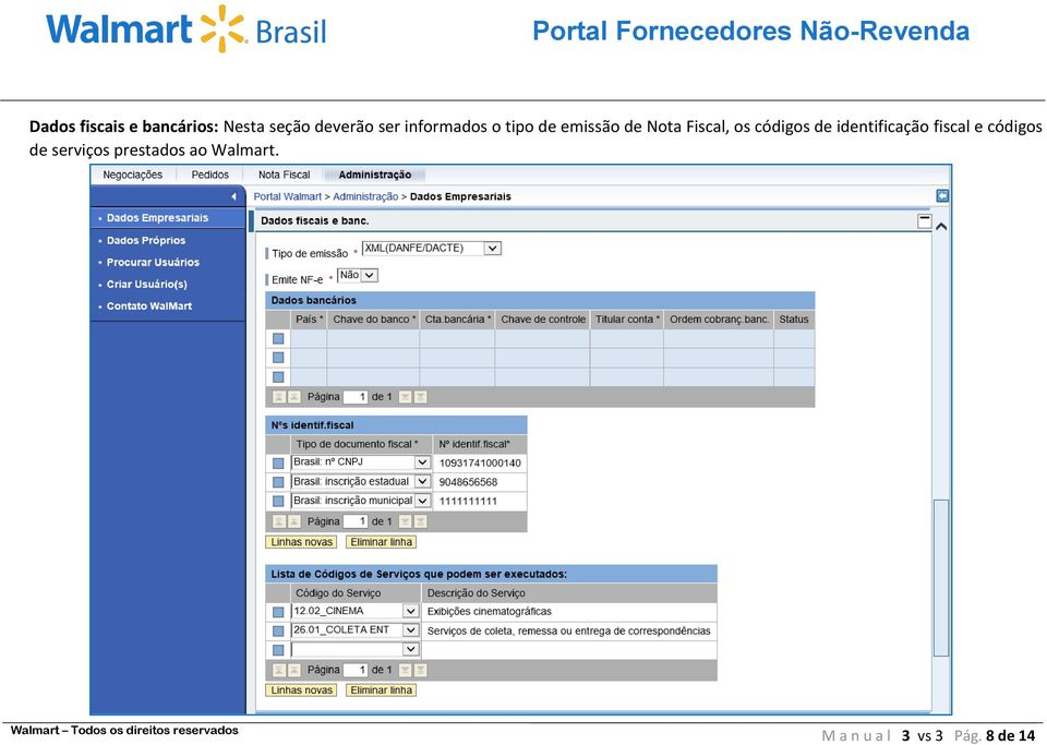 códigos de identificação fiscal e códigos de