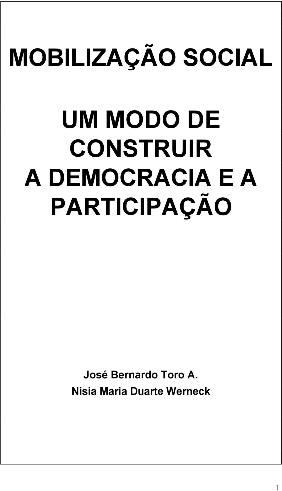 PARTICIPAÇÃO José Bernardo