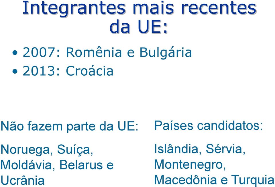 Noruega, Suíça, Moldávia, Belarus e Ucrânia Países