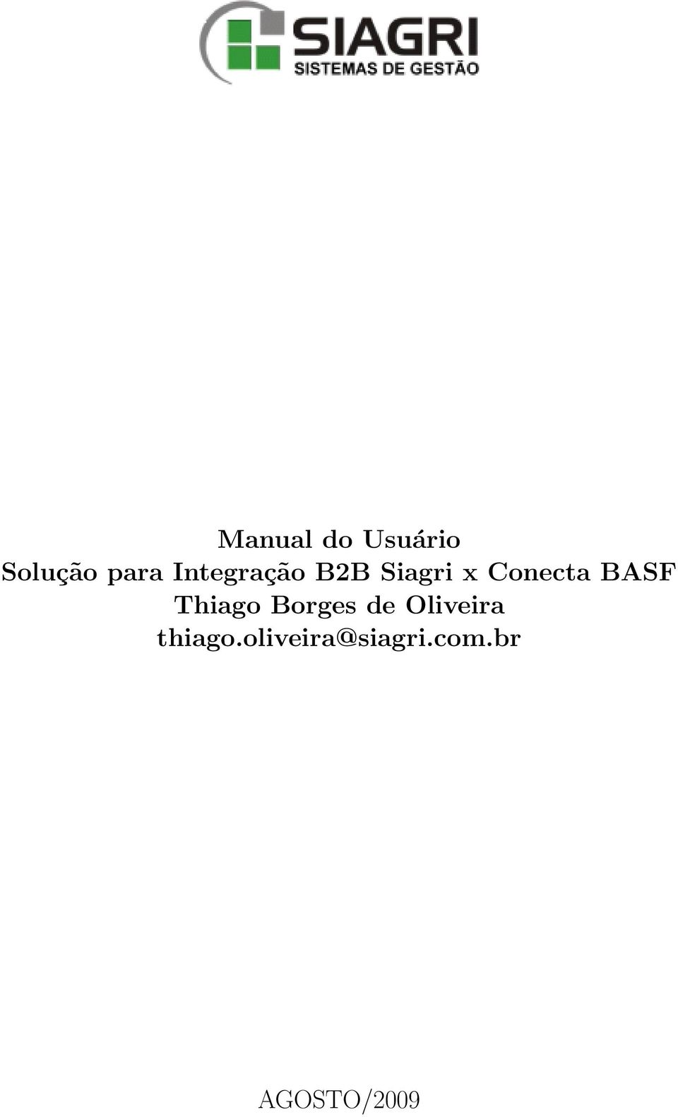 BASF Thiago Borges de Oliveira