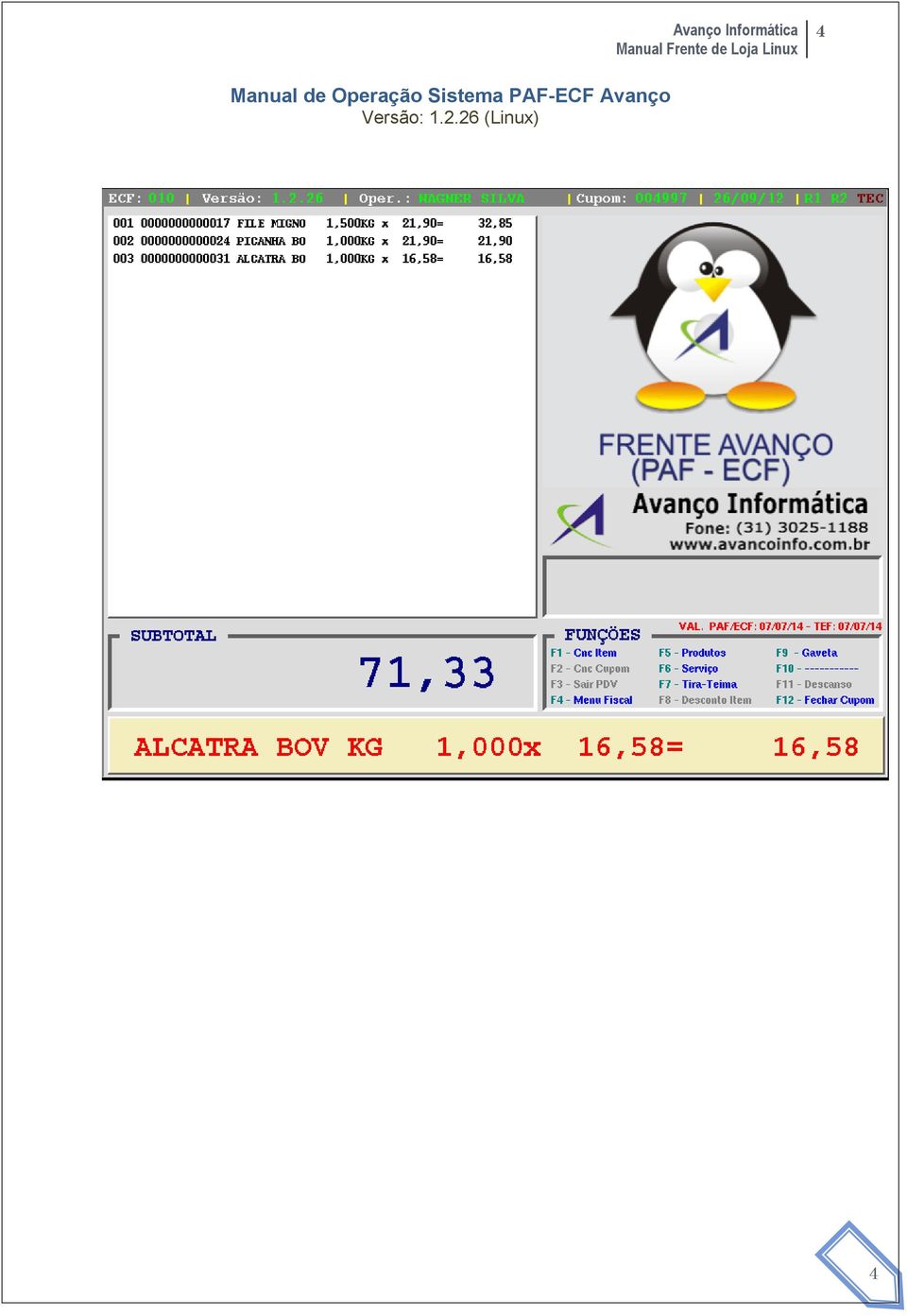 PAF-ECF Avanço