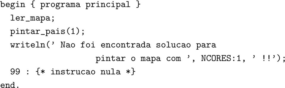 encontrada solucao para pintar o mapa