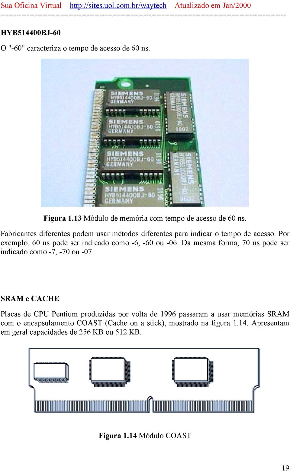 Da mesma forma, 70 ns pode ser indicado como -7, -70 ou -07.