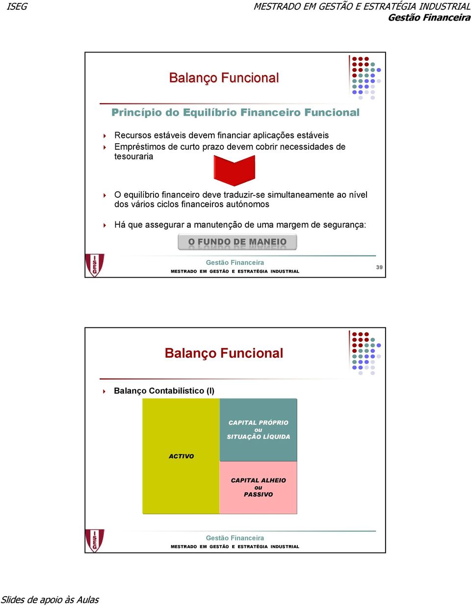 traduzir-se simultaneamente ao nível dos vários ciclos financeiros autónomos Há que assegurar a manutenção de uma