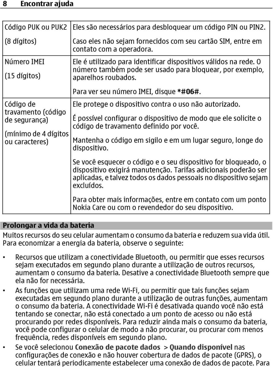 O número também pode ser usado para bloquear, por exemplo, aparelhos roubados. Para ver seu número IMEI, disque *#06#. Ele protege o dispositivo contra o uso não autorizado.