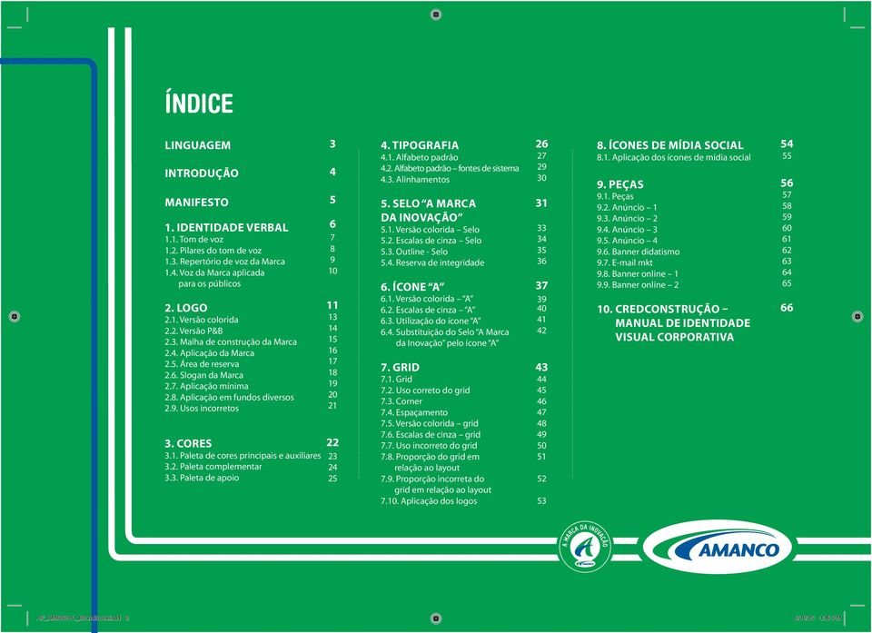 Cores 3.1. Paleta de cores principais e auxiliares 3.2. Paleta complementar 3.3. Paleta de apoio 3 4 5 6 7 8 9 10 11 13 14 15 16 17 18 19 20 21 22 23 24 25 4. Tipografia 4.1. Alfabeto padrão 4.2. Alfabeto padrão fontes de sistema 4.