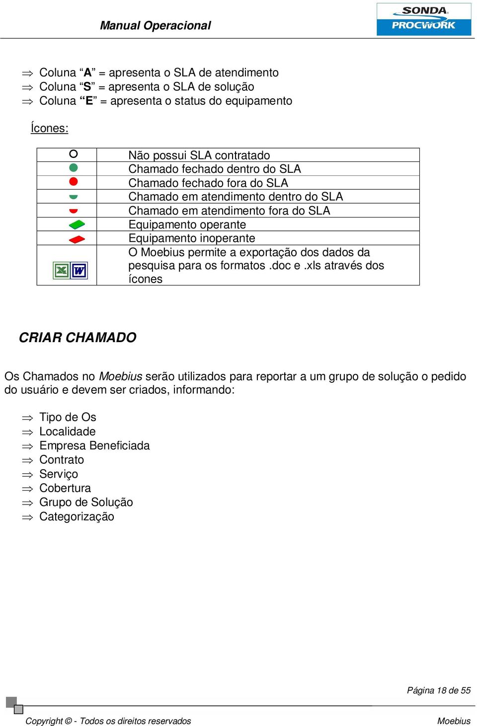 permite a exportação dos dados da pesquisa para os formatos.doc e.