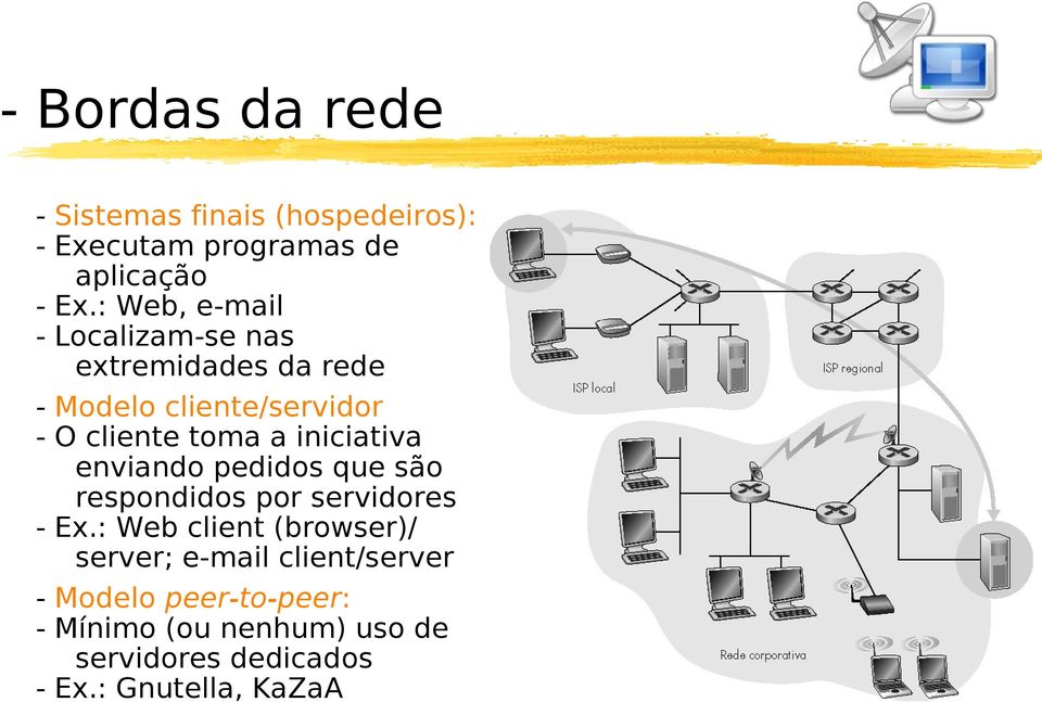 iniciativa enviando pedidos que são respondidos por servidores - Ex.